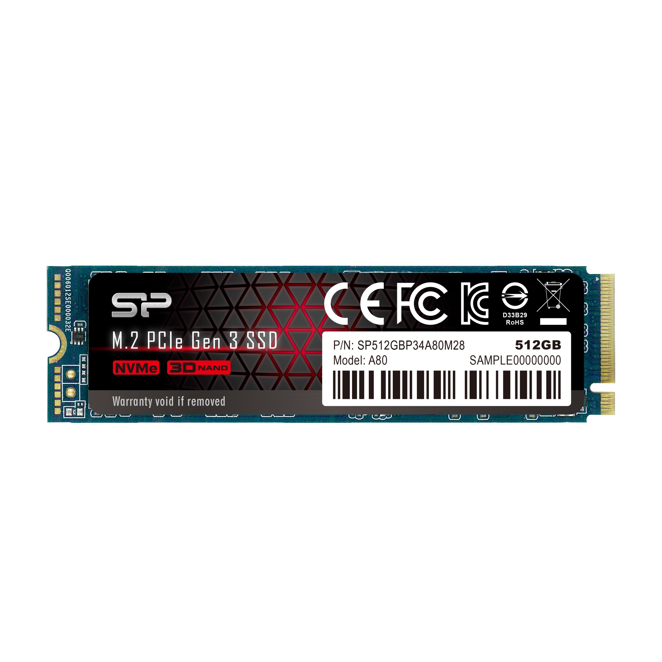 Silicon Power P34A80 512GB M.2 PCIe SSD